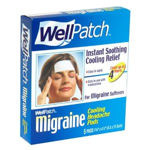 migraine therapy cooling gel patch