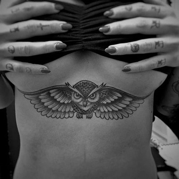 Angel Wings Diamond And Rose Flowers Chest Tattoo Of Chris Brown
