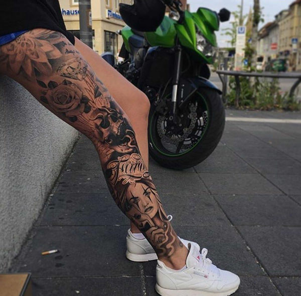 Untitled  Leg tattoos women Tattoos for women Leg tattoos