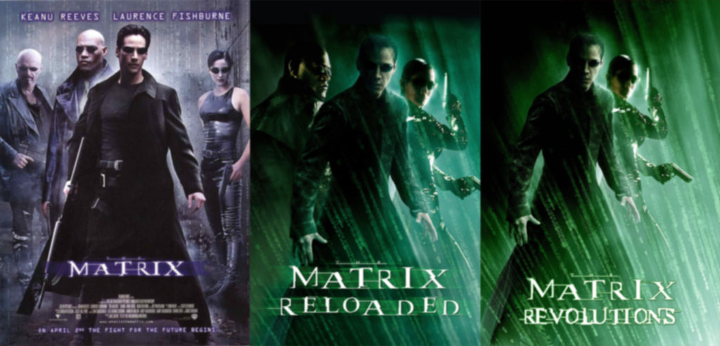 Keanu Reeves at The Matrix Trilogy
